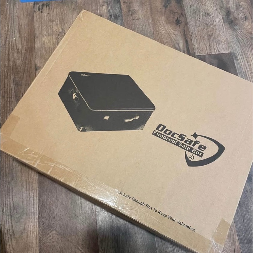 Black Fireproof Safe Box NEW
